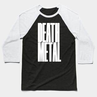 bold death metal Baseball T-Shirt